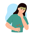 Nausea, vomiting or loss of appetite (not feeling hungry)